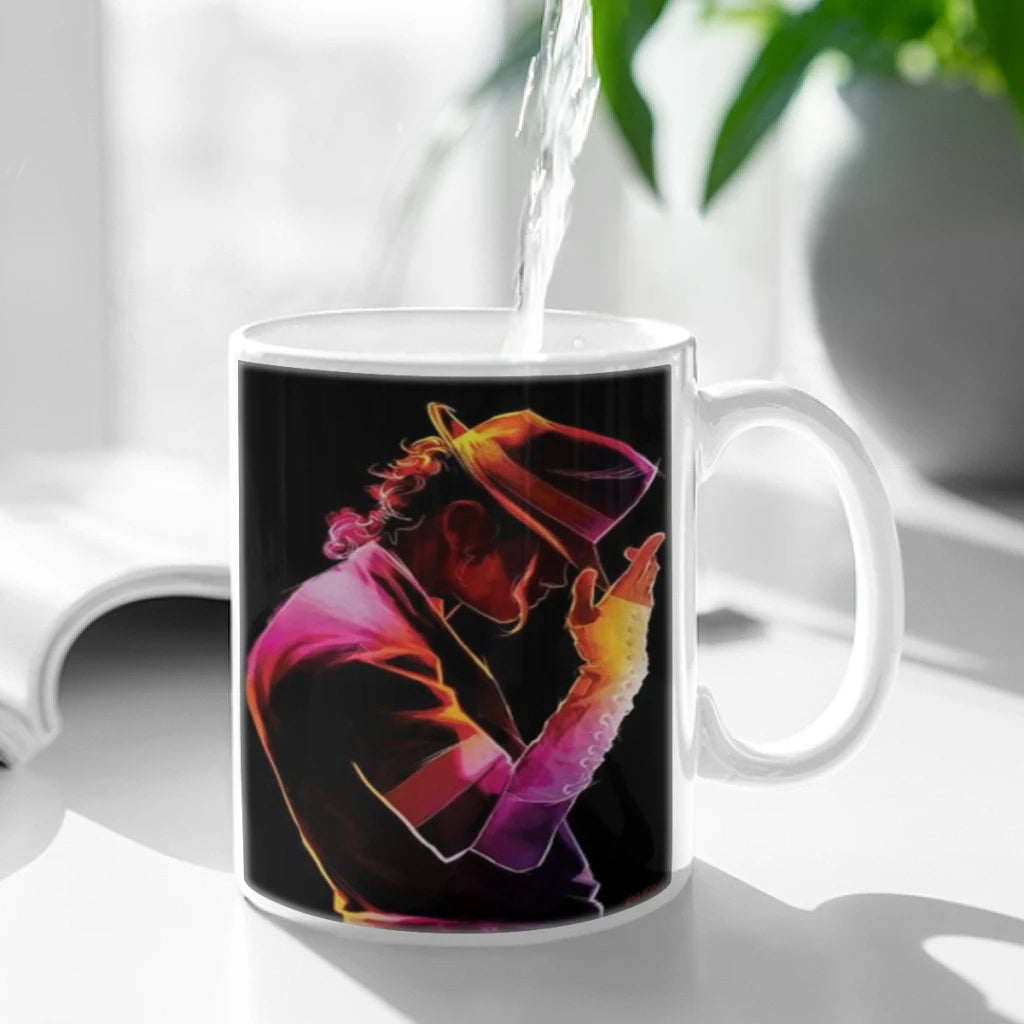 Magic Mugs con el  rey del pop