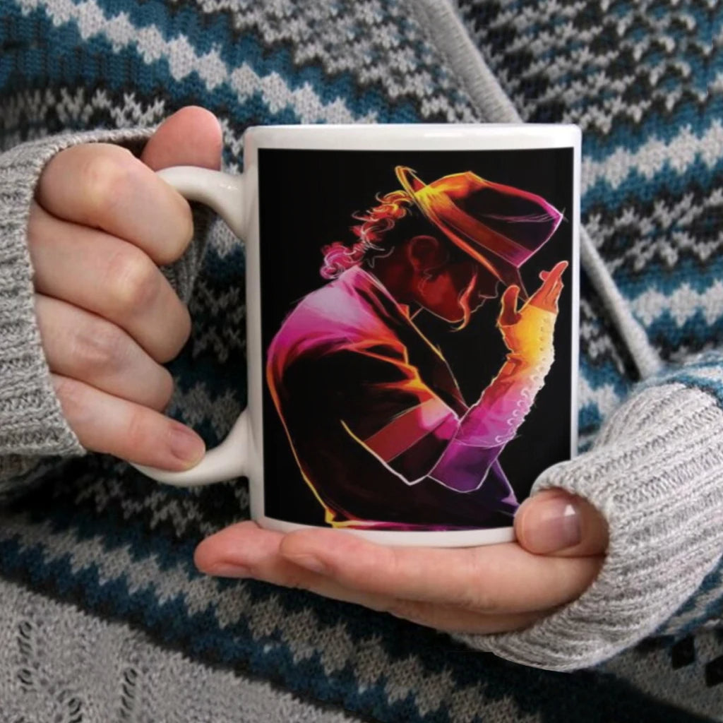 Magic Mugs con el  rey del pop