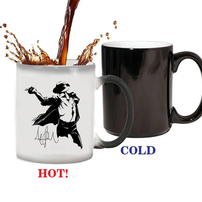 Magic Mugs con el  rey del pop